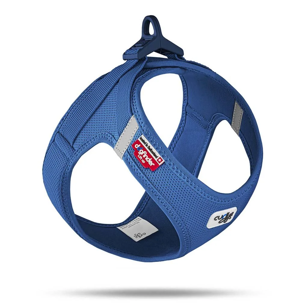 Curli Postroj pro psy se sponou Air-Mesh Blue XS, 3-5 kg