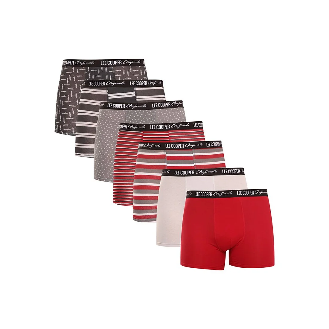 Lee Cooper 7PACK pánské boxerky vícebarevné (LCUBOX7P0109-1769861) M 