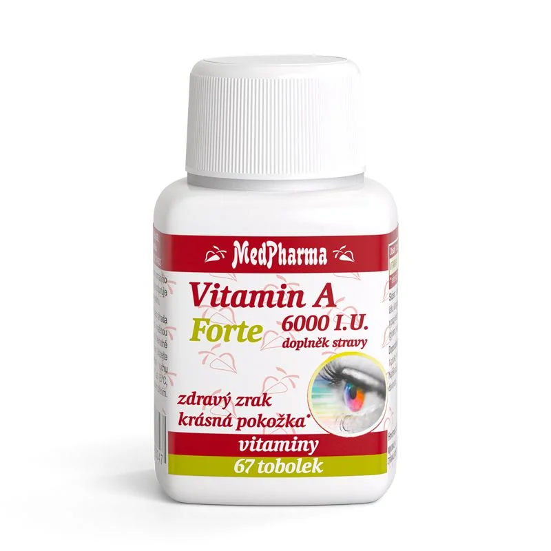 Medpharma Vitamin A 6000 I.U. Forte 67 tobolek