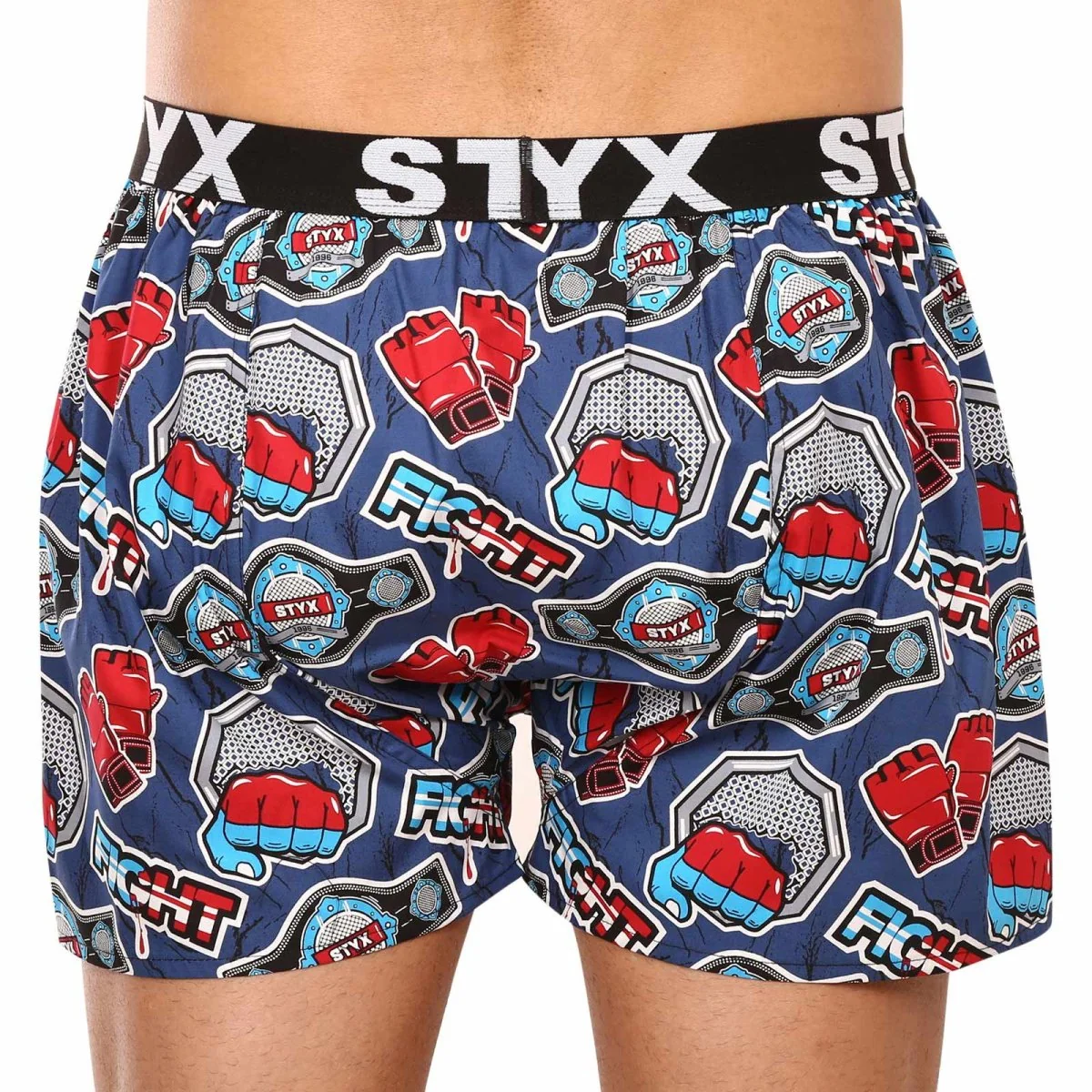 Styx 3PACK pánské trenky art sportovní guma vícebarevné (3B15690) XXL 