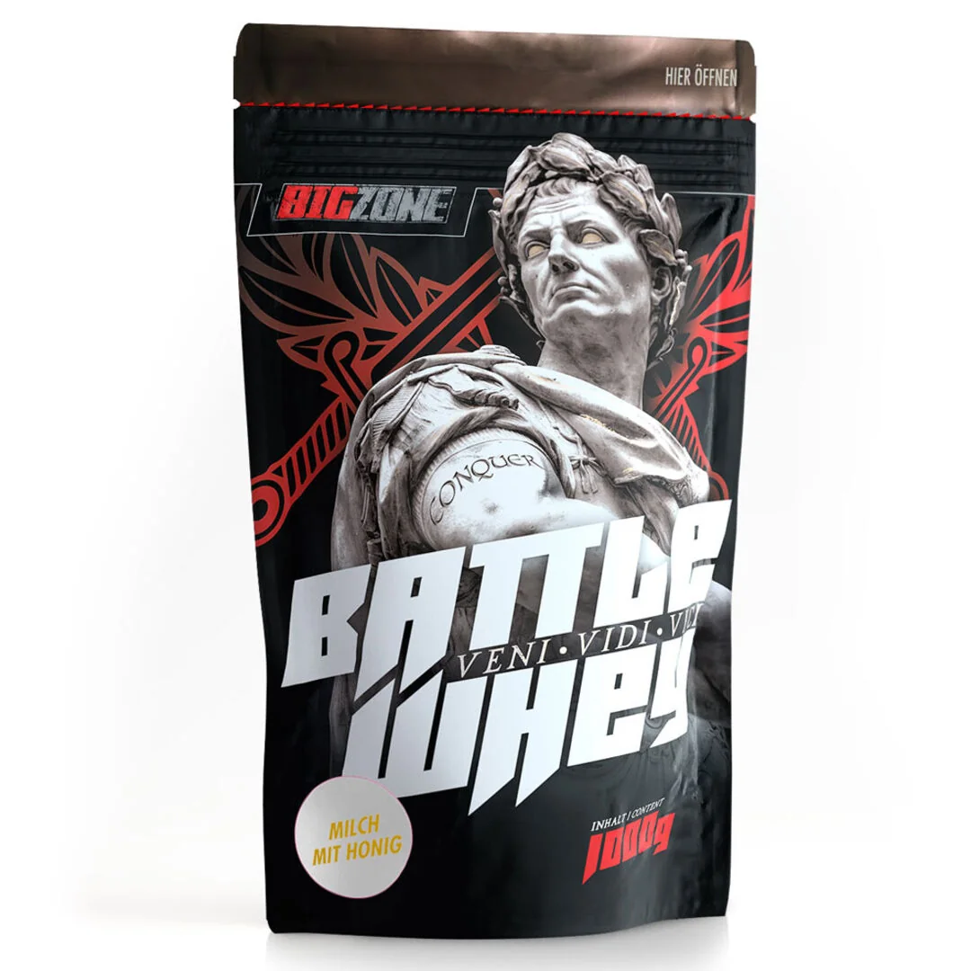 Big Zone Battle Whey 1000g - slaný karamel