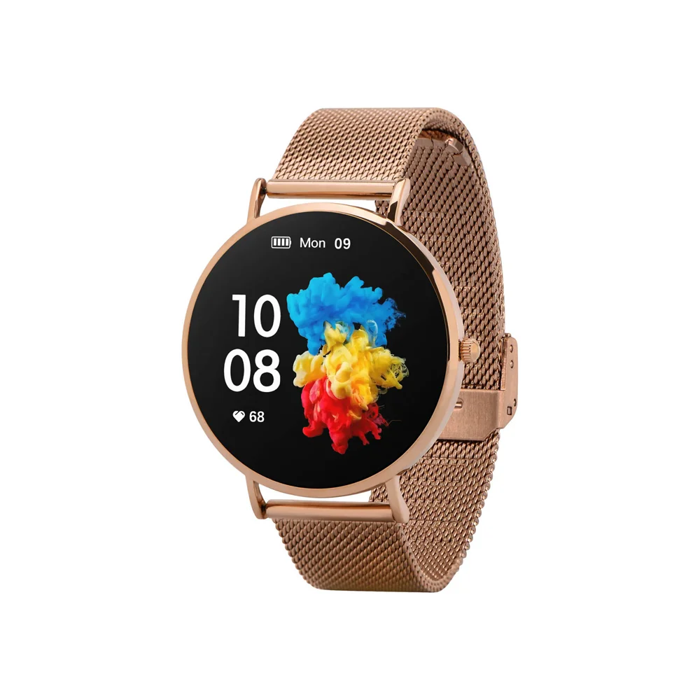 Garett Smartwatch Verona smart hodinky Gold Steel