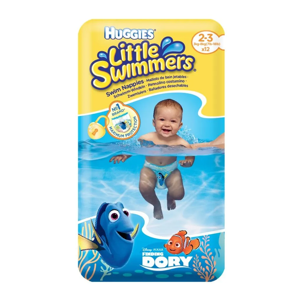 Huggies Little swimmers 3-8 kg koupací plenky 12 ks