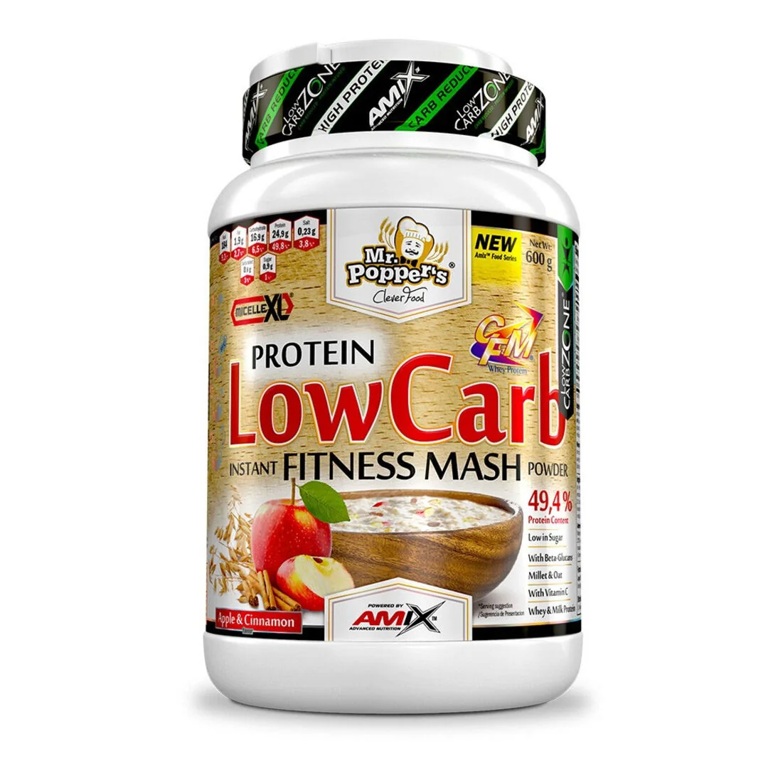 Amix Nutrition Low Carb Mash 600g - jablko, skořice