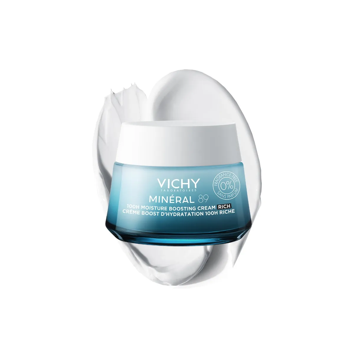 Vichy Minéral 89 100H Krém pro podporu hydratace bez parfemace 50 ml