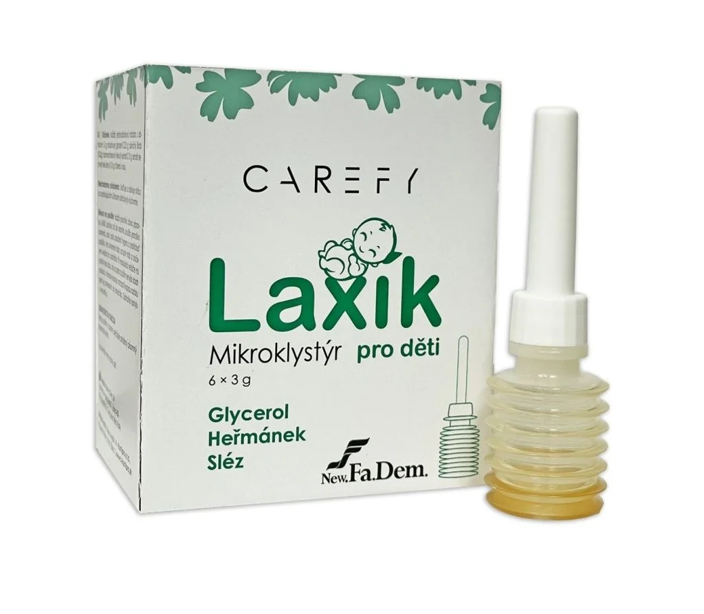 CAREFY Laxík mikroklystýr pro děti 6x3 g