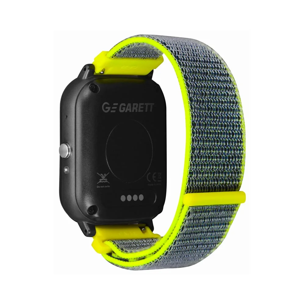 Garett Smartwatch Kids Tech 4G dětské chytré hodinky Green Velcro