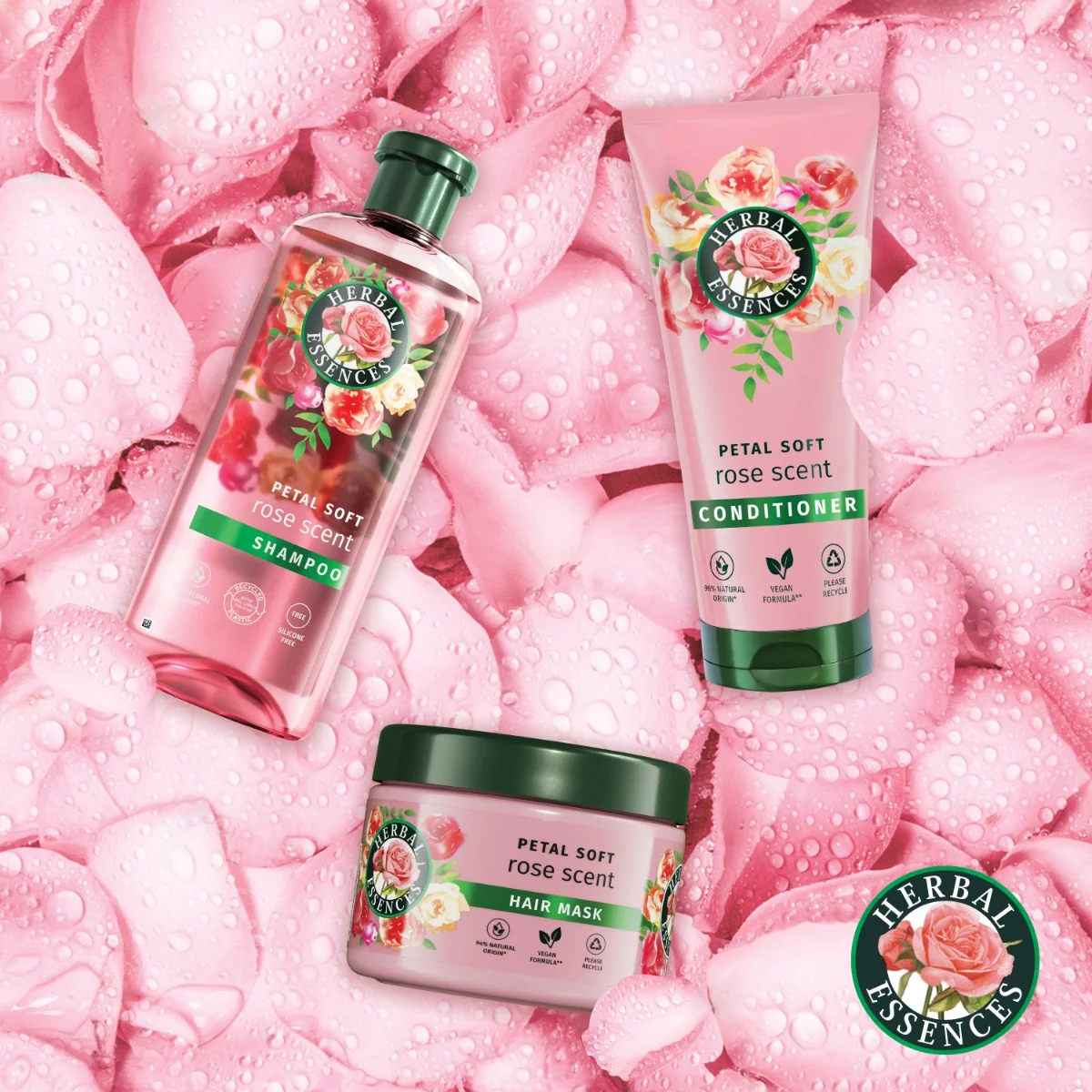 Herbal Essences Rose Petal Soft dárková sada