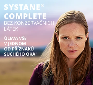 Systane® COMPLETE zvlhčující oční kapky bez konzervačních látek. Úleva vše v jednom. Od příznaků suchého oka.