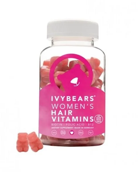 IvyBears Womens Hair vitamíny na vlasy pro ženy 60 ks