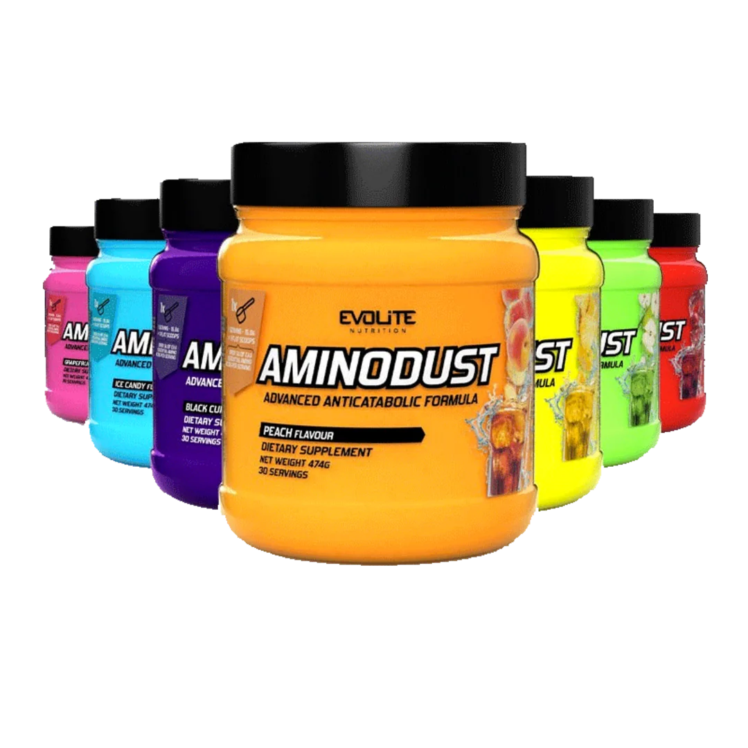 Evolite Nutrition Aminodust 474g - černý rybíz