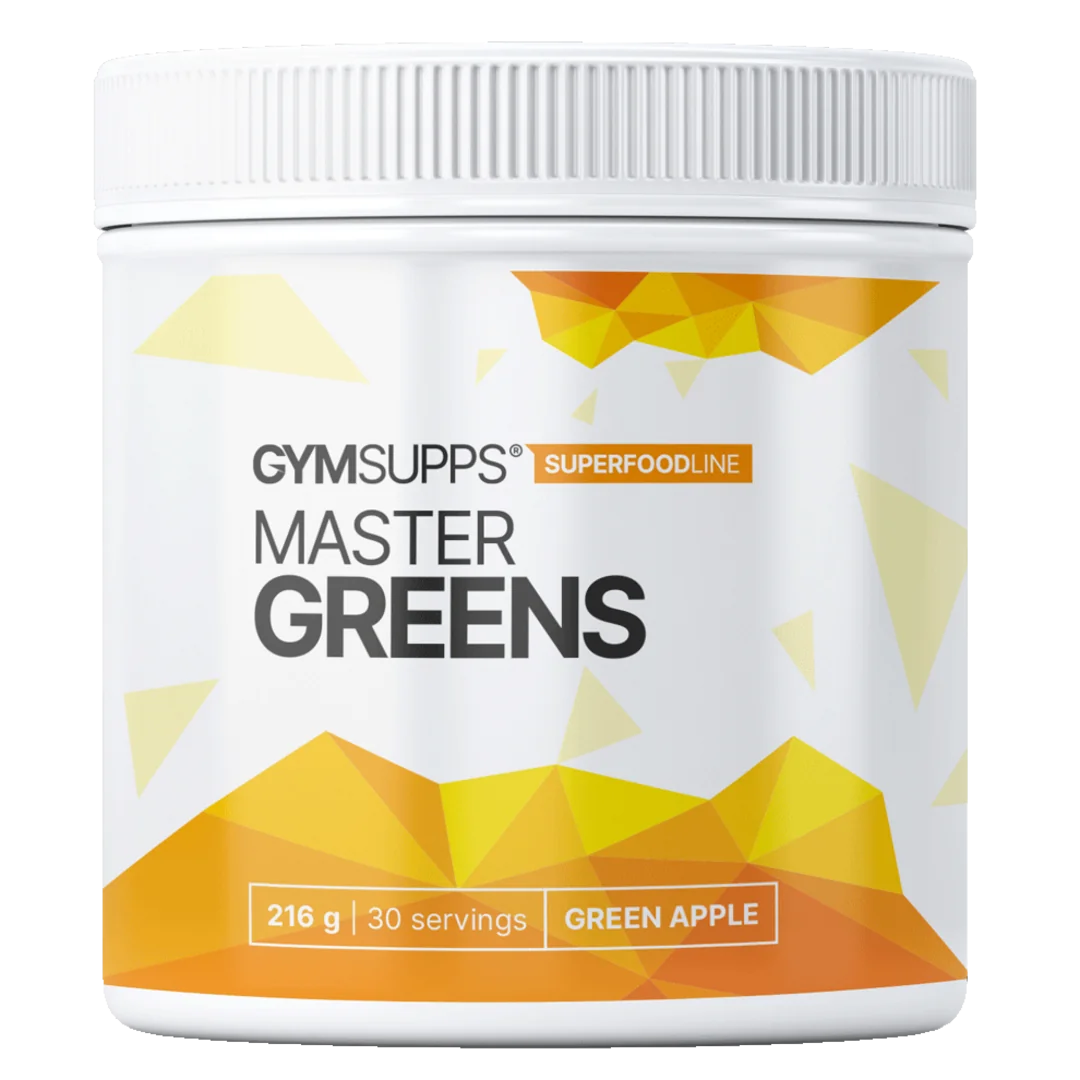 Gymsupps Master Greens citrónový ledový čaj