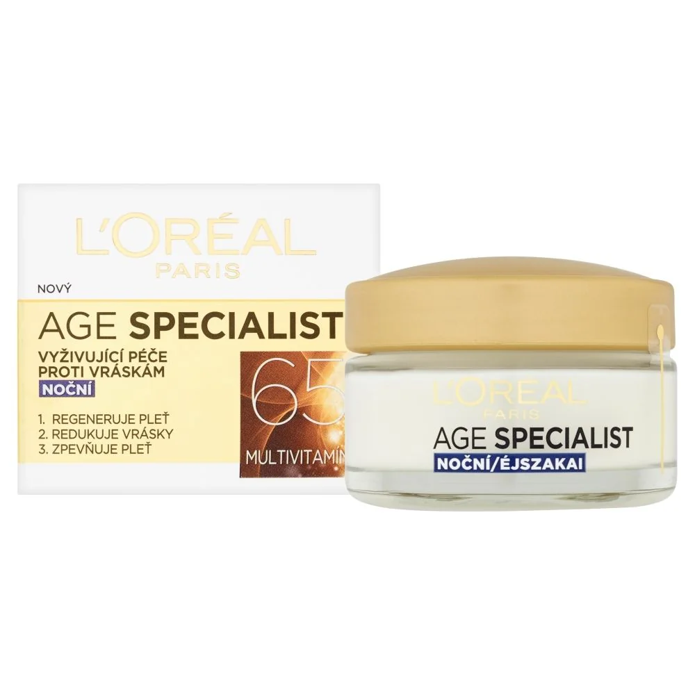 Loréal Paris Age Specialist 65+ noční krém proti vráskám 50 ml