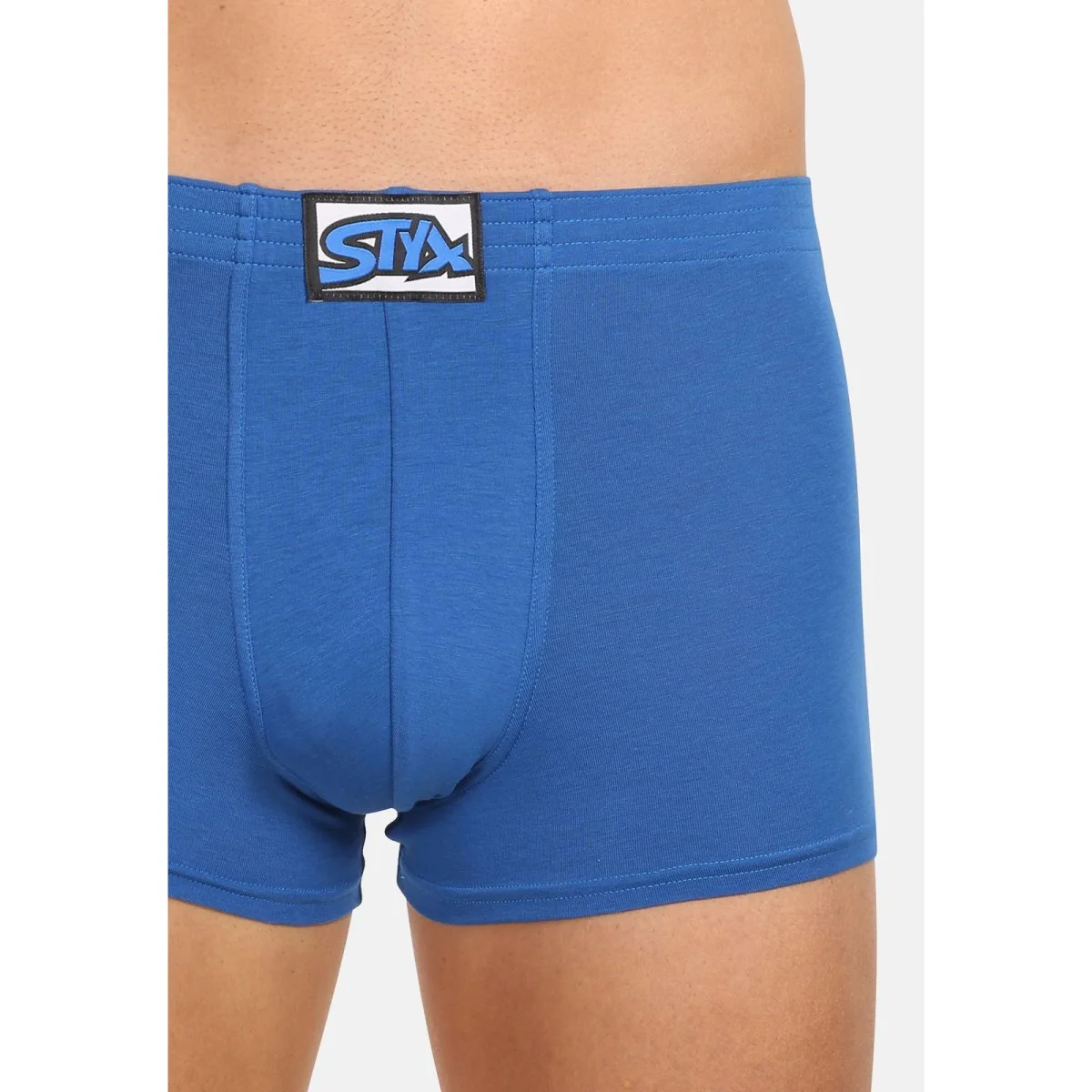 Styx Pánské boxerky klasická guma modré (Q1167) XXL 