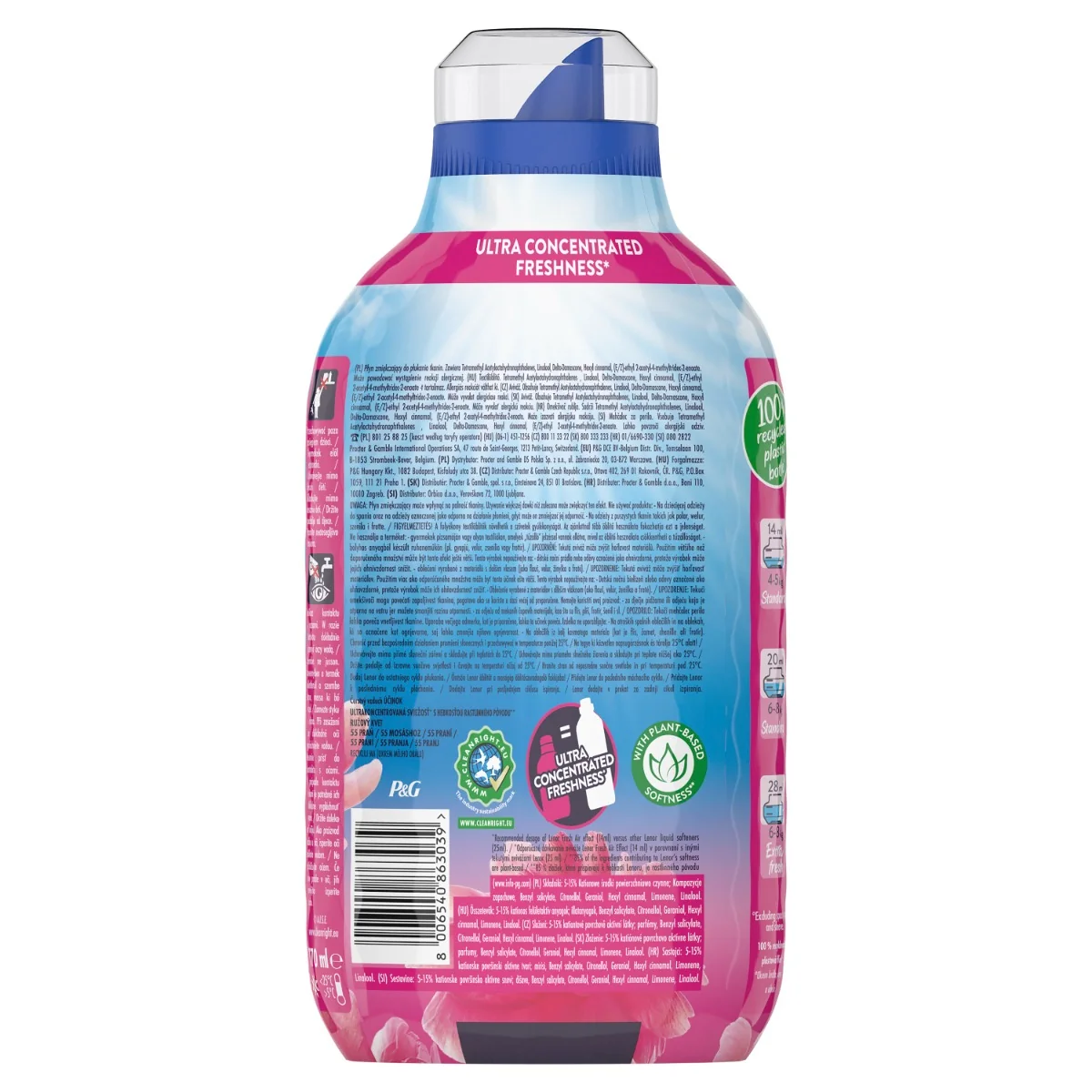 Lenor Fresh Air Aviváž Pink Blossom 770 ml 55 praní