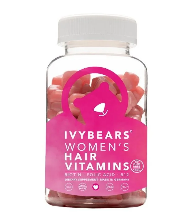 IvyBears Womens Hair vitamíny na vlasy pro ženy 60 ks