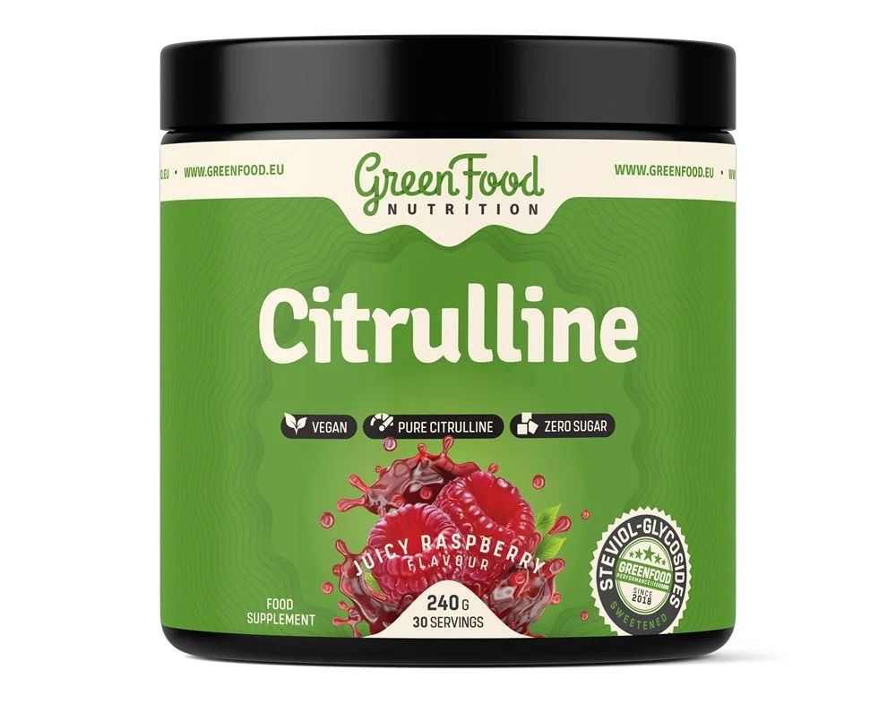 GreenFood Nutrition Citrulline juicy raspberry 240 g