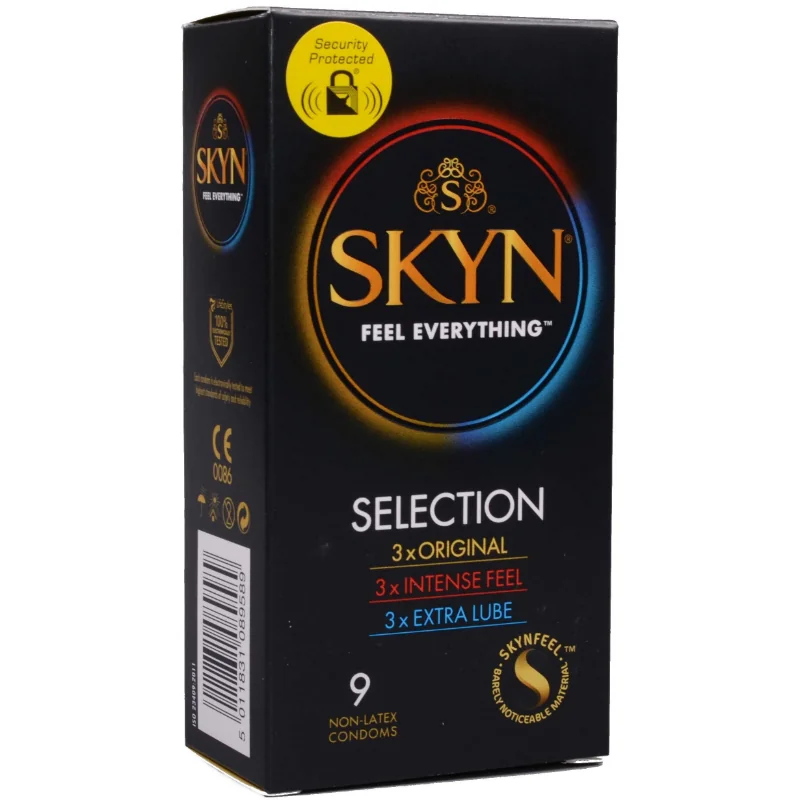 SKYN Selection – mix bezlatexových kondomů (9 ks)