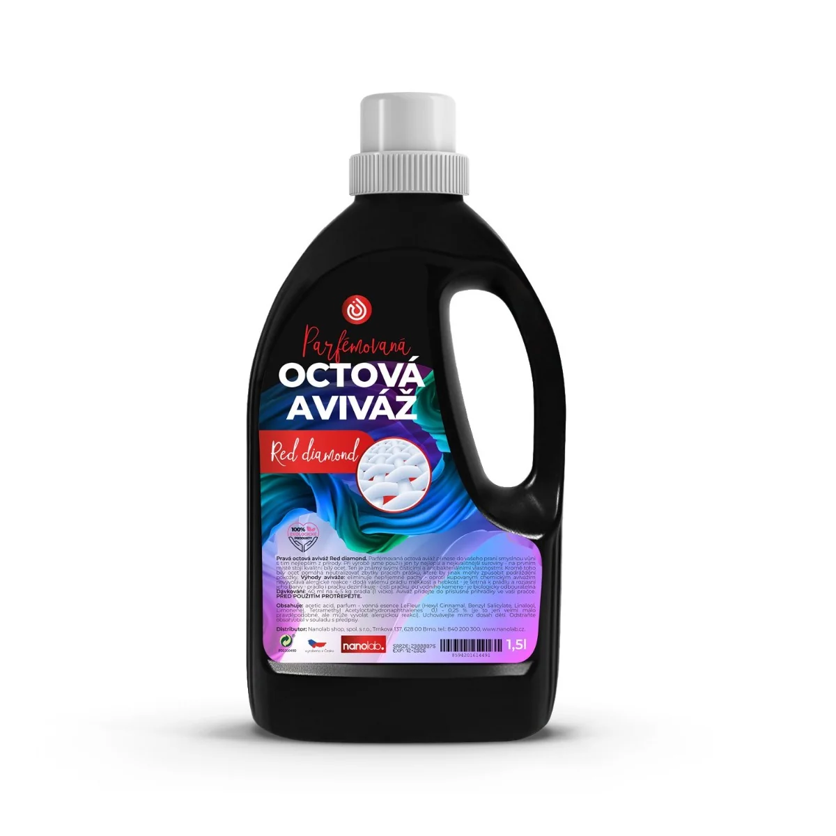 Nanolab Parfémovaná octová aviváž Red Diamond 1,5 l