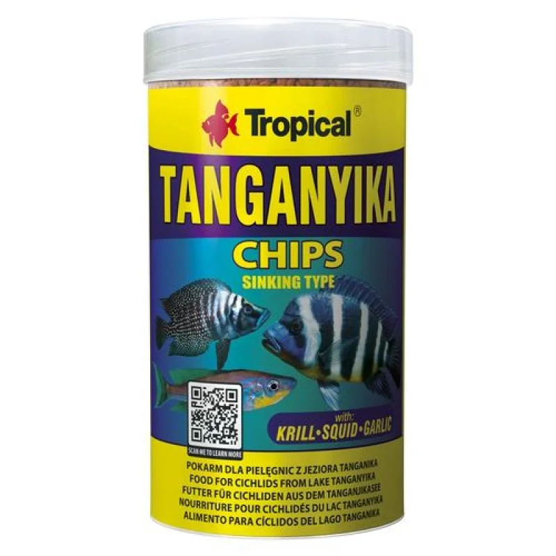 Tropical Tanganyika Chips 250ml/130g základní krmivo pro všežravé a masožravé cich 