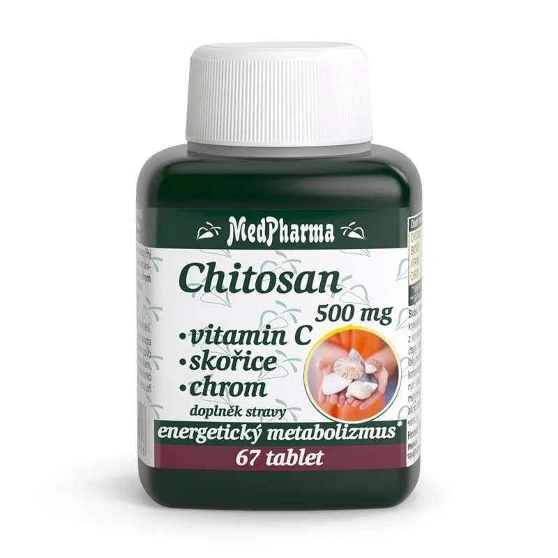 MedPharma Chitosan 500 mg + vitamin C + chrom 67 tablet