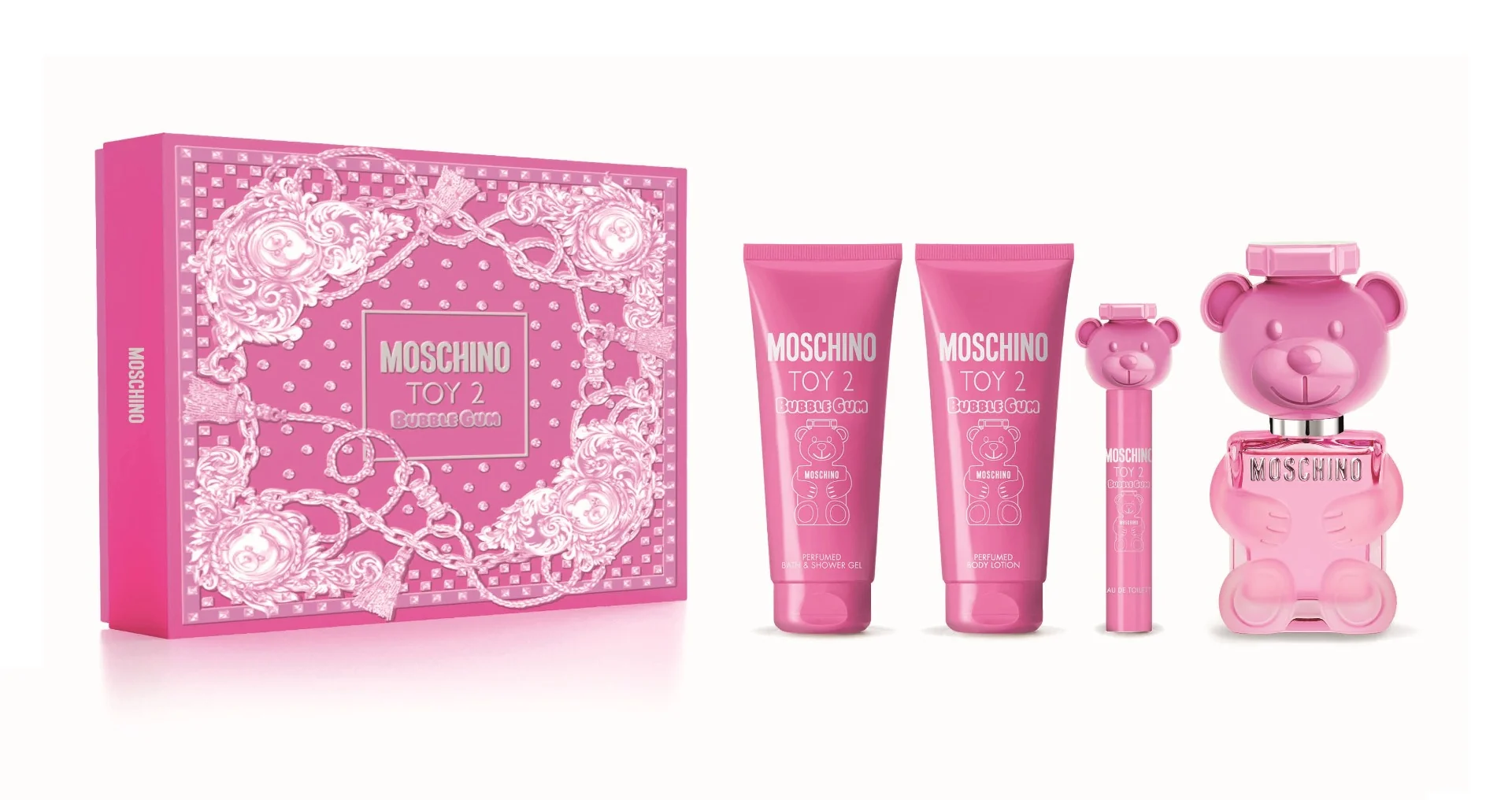 MOSCHINO Toy2 Bubble Gum dárkový set pro ženy 4 ks