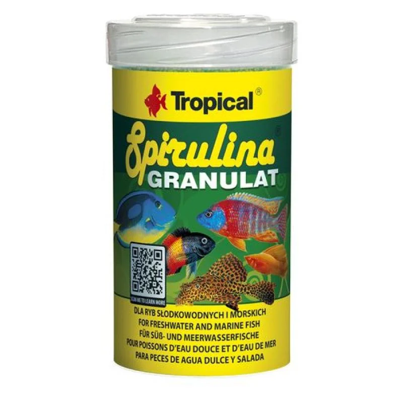 Tropical Spirulina Granulat 100ml/44g granulované krmivo se spirulinou