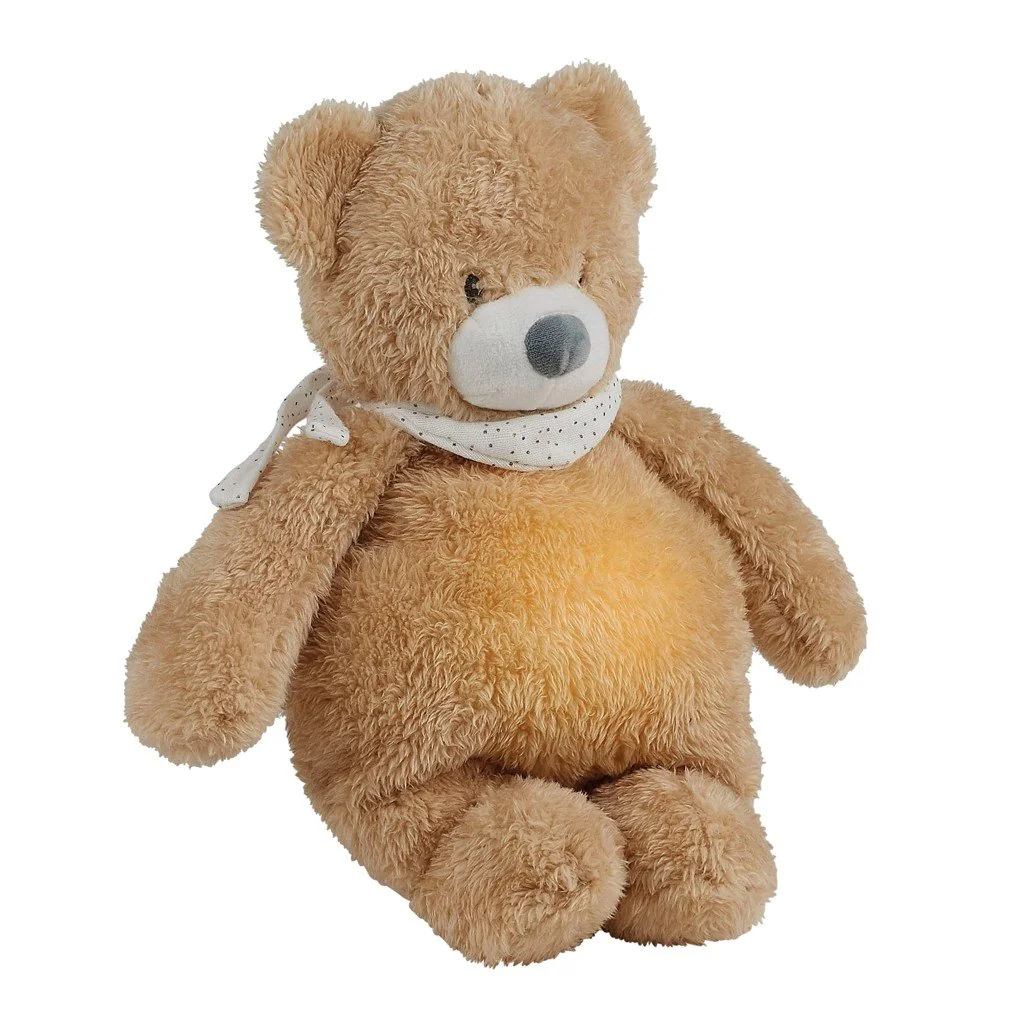 Nattou Uspáváček plyš hudební se světýlkem a senzorem pláče 4v1 Sleepy Bear Brown 0m+