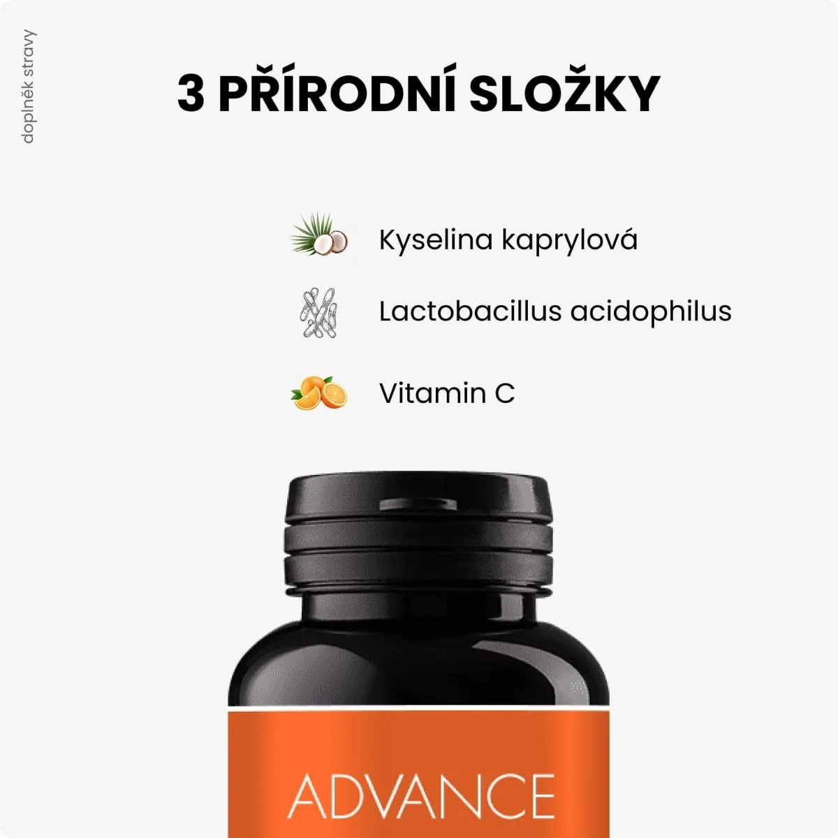 Advance Candix s kyselinou kaprylovou 60 kapslí