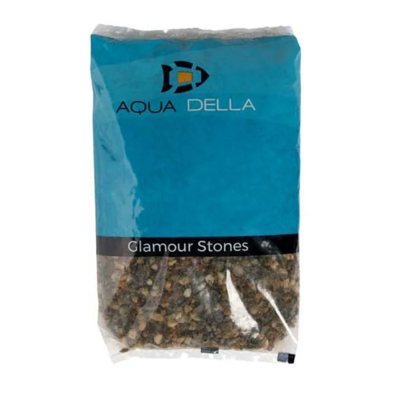 Ebi AQUA DELLA AQUARIUM GRAVEL dark coarse 3-6 mm  2kg štěrk do akvária