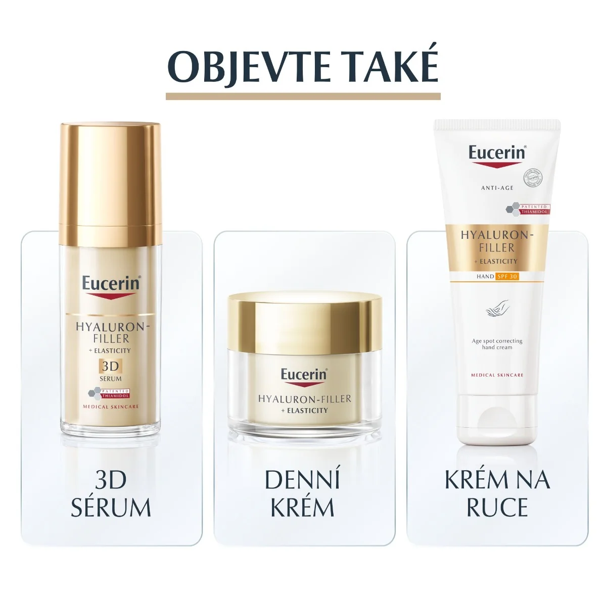 Eucerin Hyaluron-Filler + Elasticity tělový krém s omlazujícím účinkem 200 ml