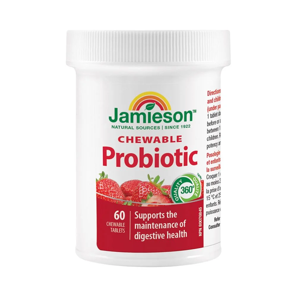 Jamieson Probiotic jahoda 60 cucacích tablet