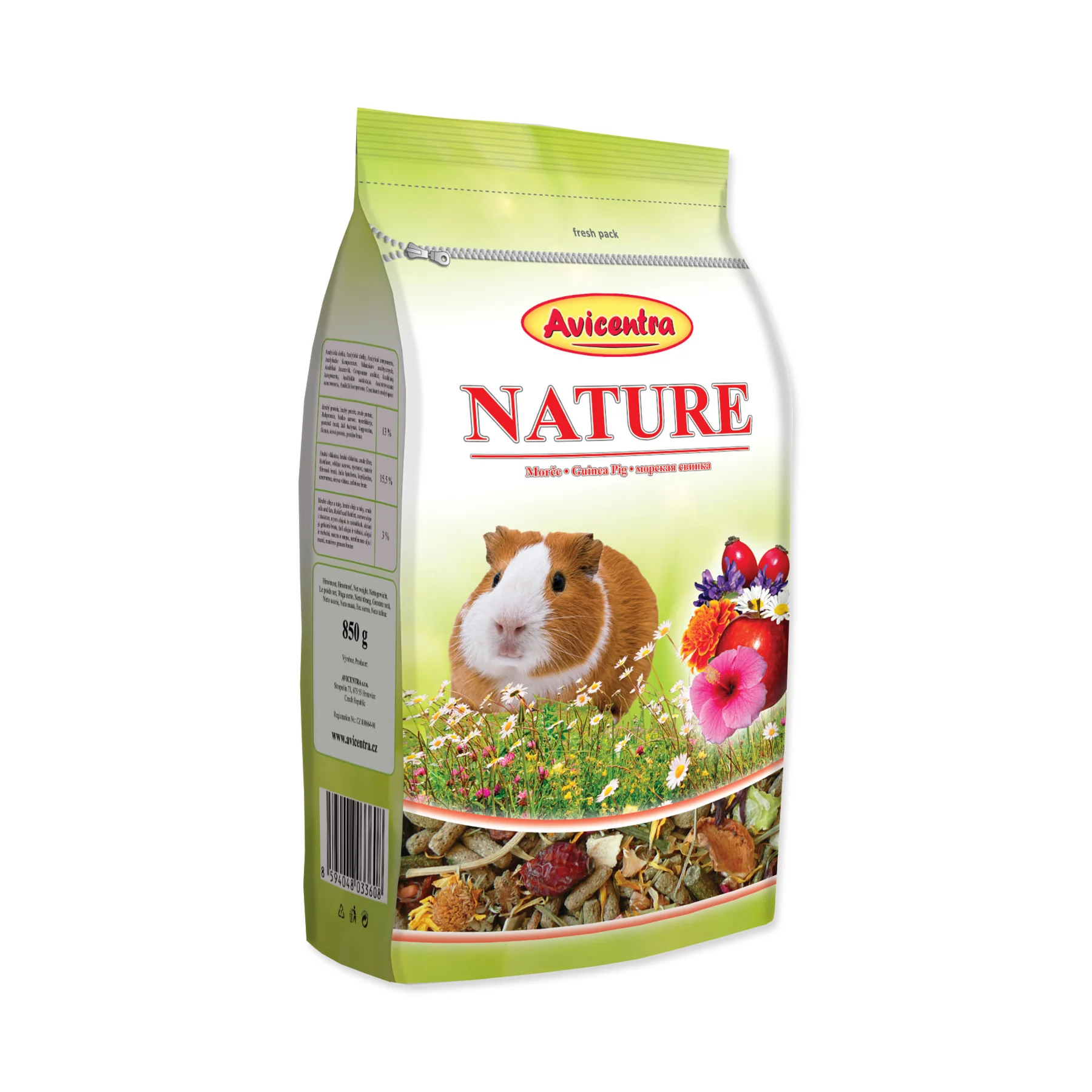 Avicentra Krmivo NATURE morče 850 g