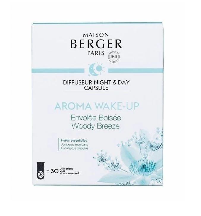 Maison Berger Paris Night and Day Kapsle do difuzéru Wake-Up Lesní vánek 1 ks