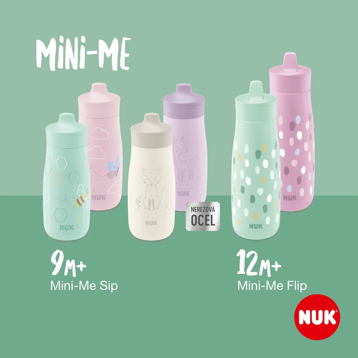 NUK Mini-Me Láhev Sip 9m+ 300 ml 1 ks