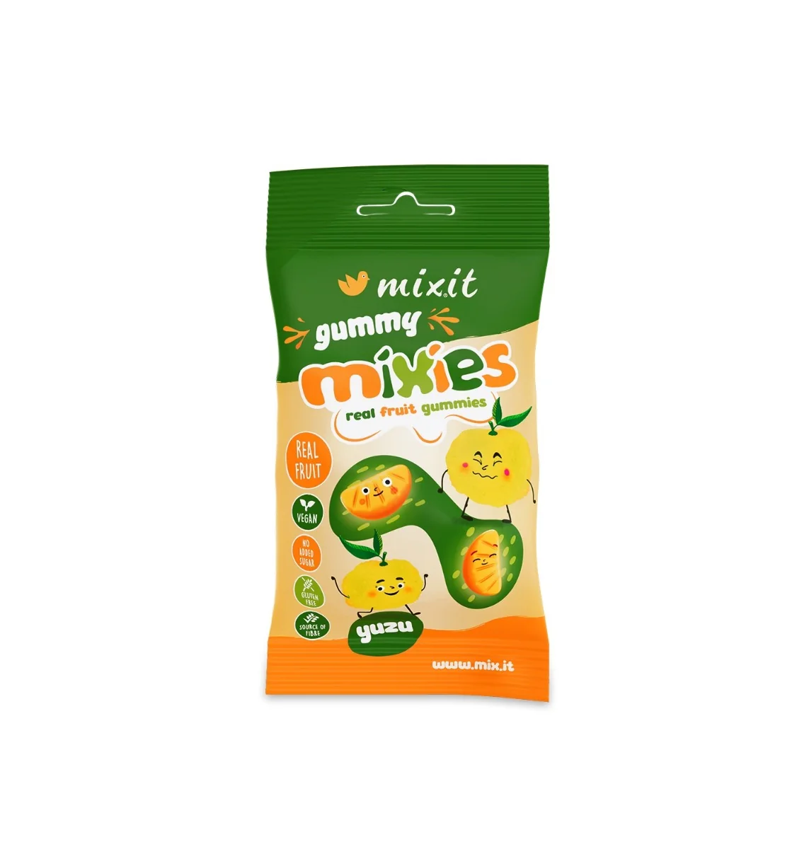 Mixit Ovocné Mixies Yuzu přírodní želé bonbóny 35 g