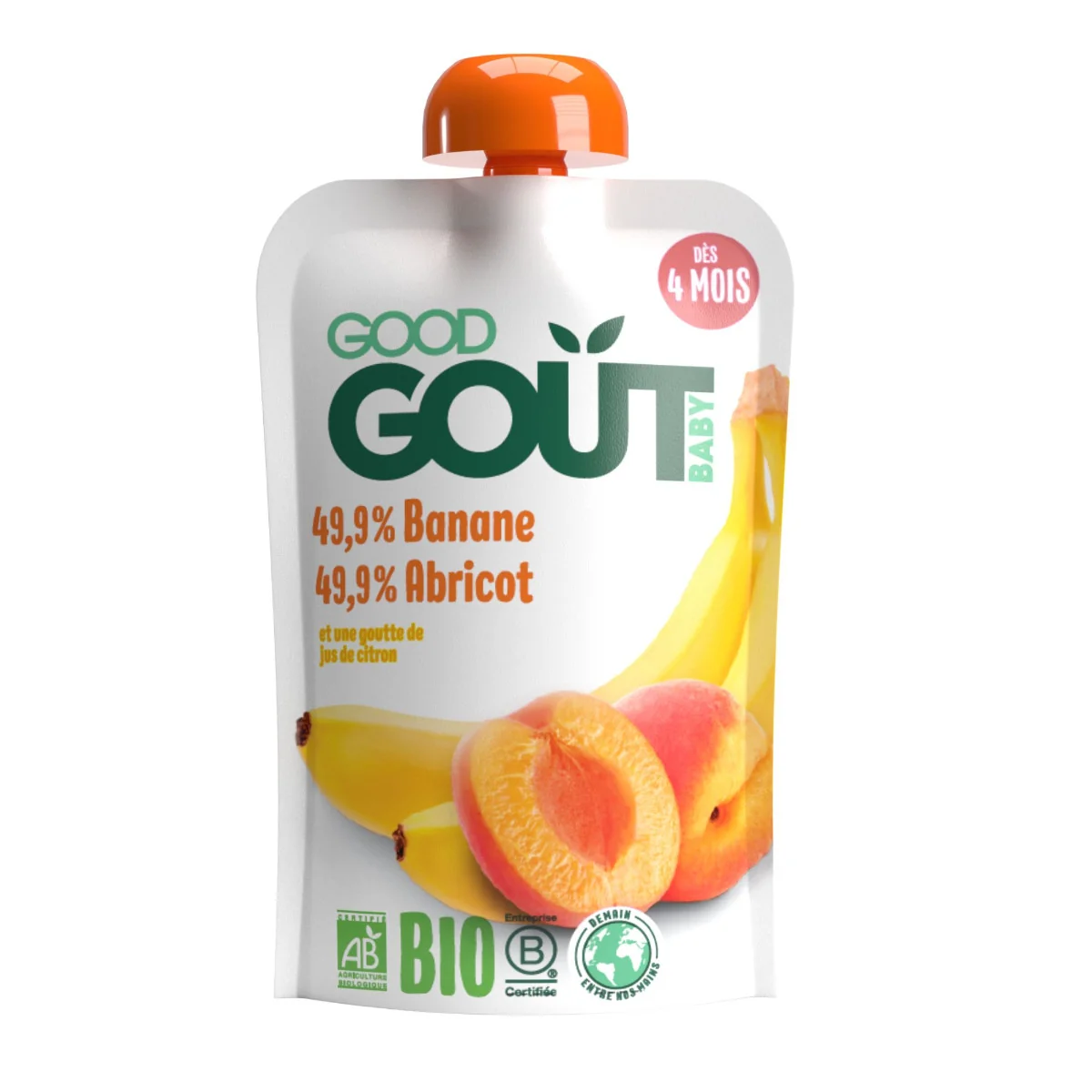 Good Gout BIO Meruňka s banánem 4m+ 120 g