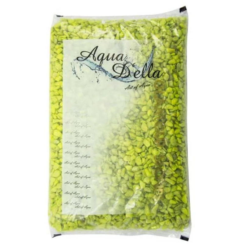 Ebi AQUA DELLA Glamour Stone 6/9mm 2kg BAMBOO-GREEN -Barevný třpytivý štěrk do 