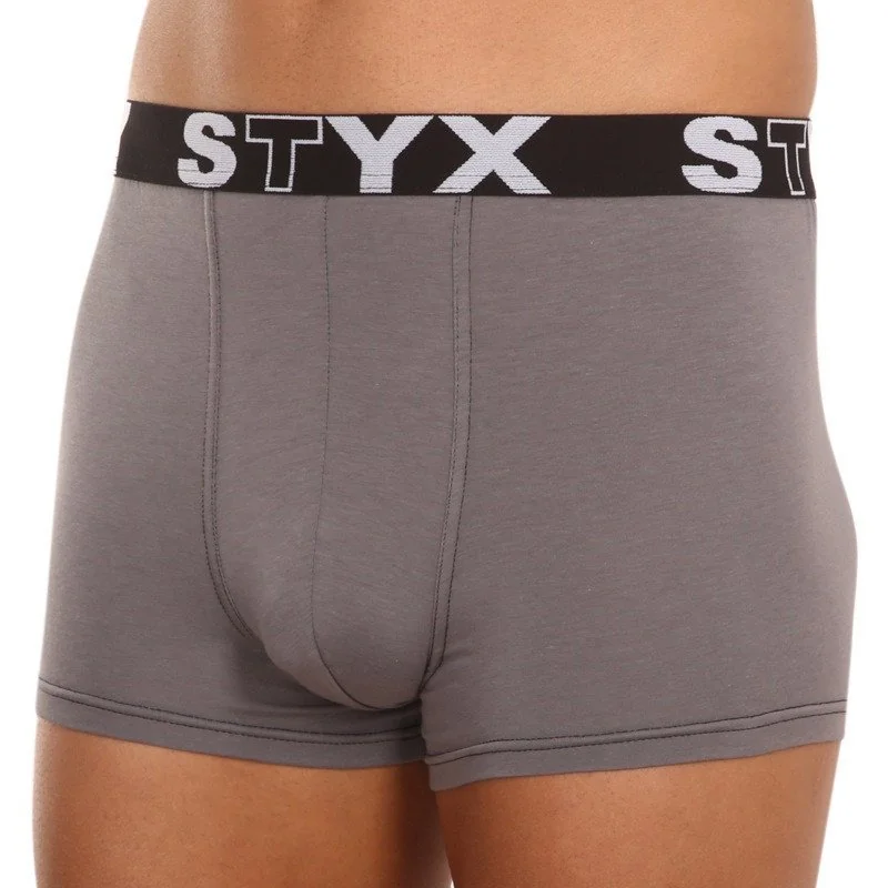 Styx 3PACK pánské boxerky sportovní guma vícebarevné (G9676863) L 