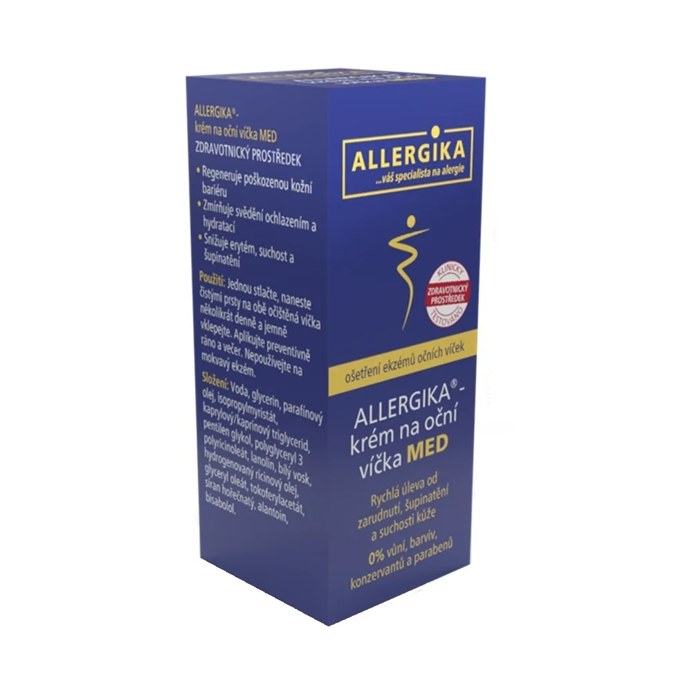 ALLERGIKA Krém na oční víčka MED 15 ml