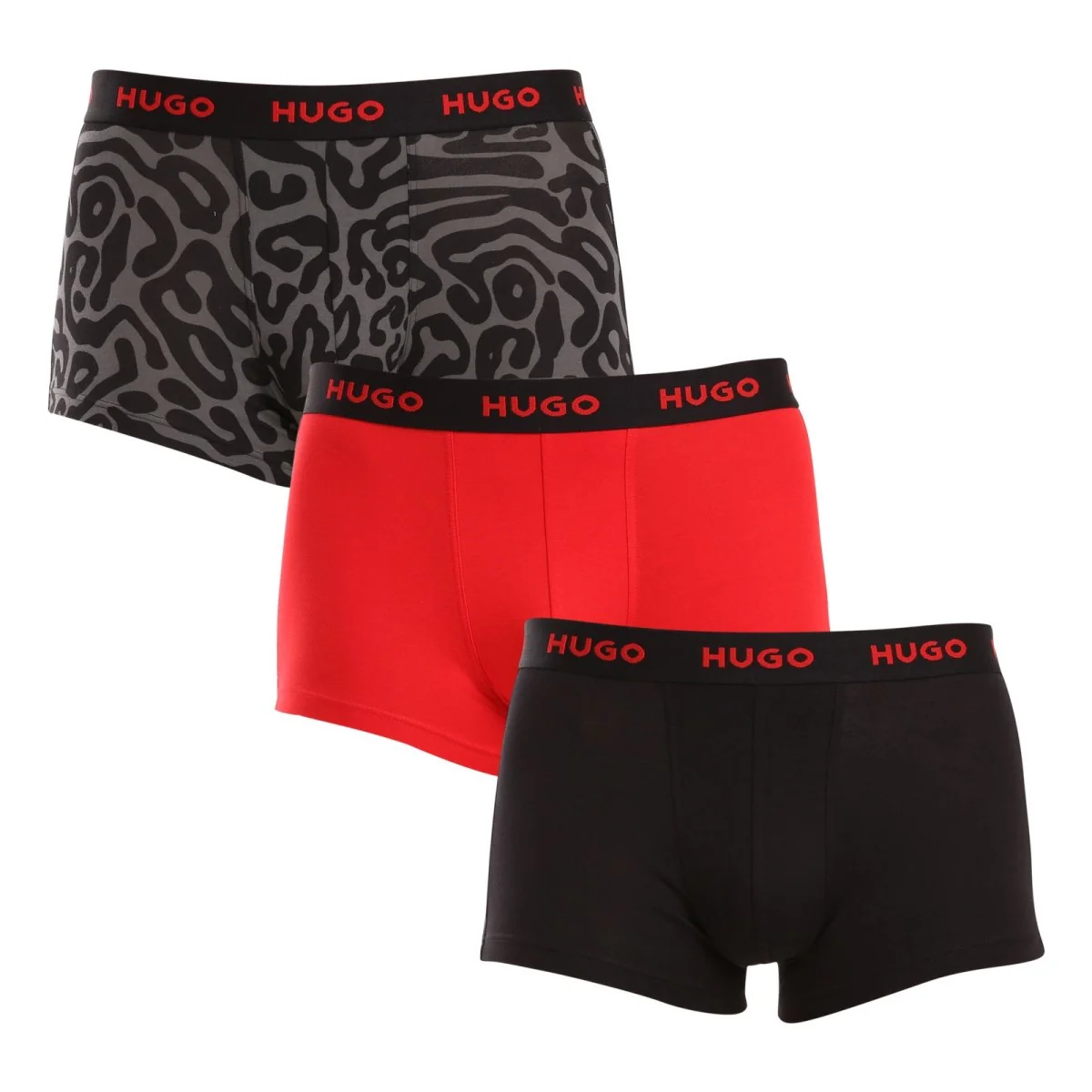 HUGO 3PACK pánské boxerky vícebarevné (50517894 974) XXL 