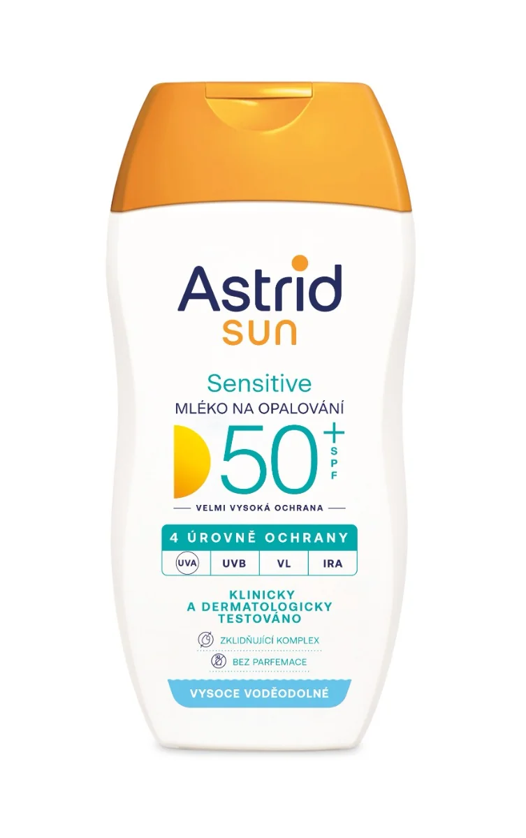 Astrid SUN Sensitive Mléko na opalování SPF50+ 150 ml