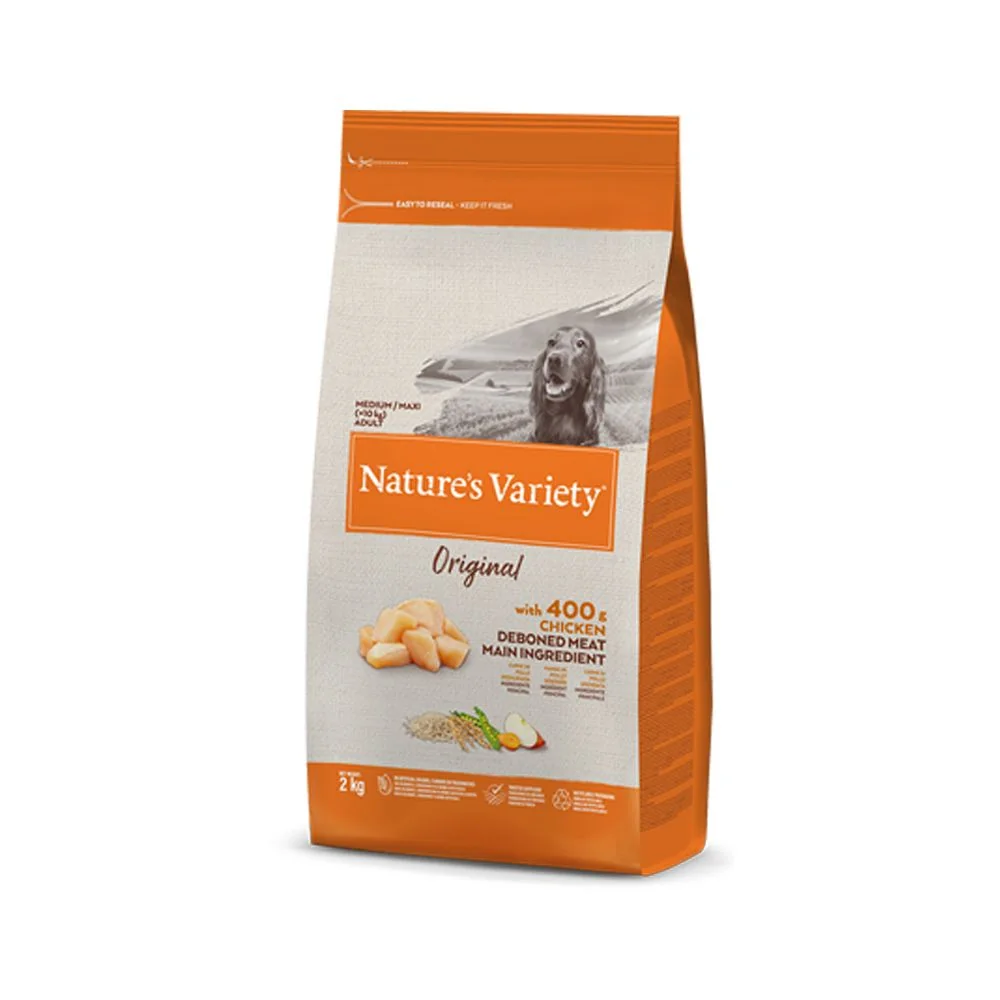 Natures Variety Original No grain pro střední psy s kuřecím granule 2 kg