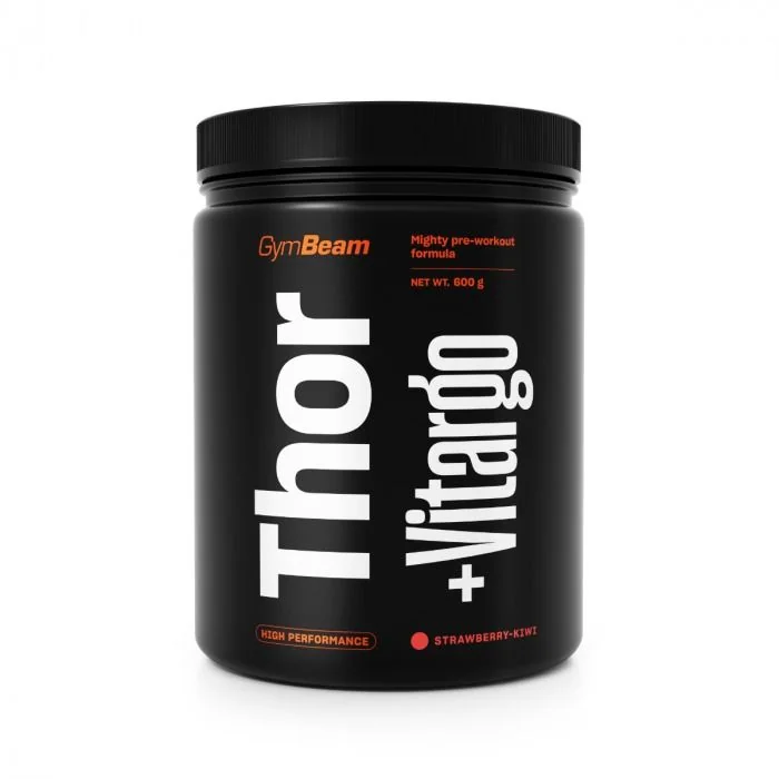 GymBeam Thor Fuel + Vitargo strawberry kiwi 600 g