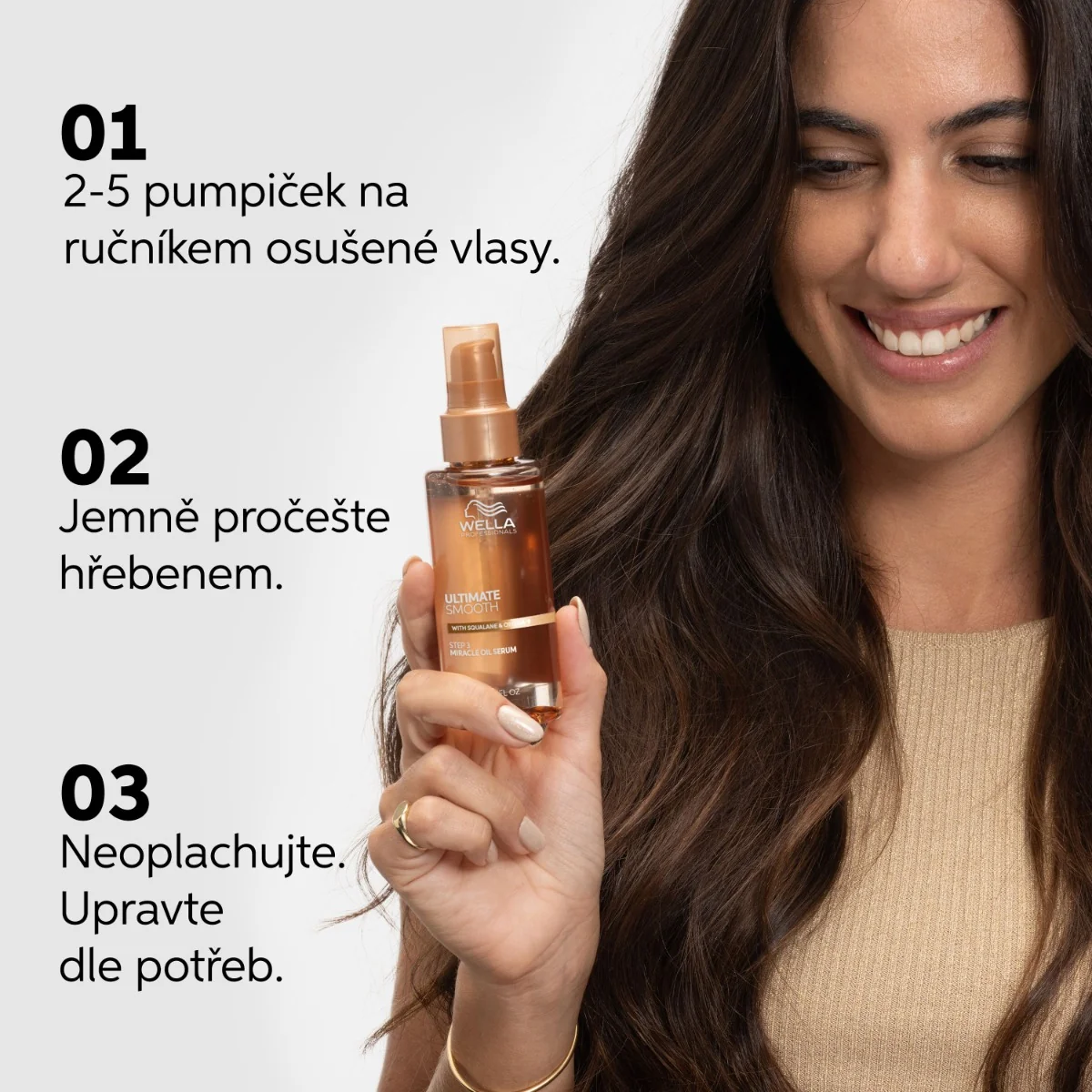 Wella Professionals Ultimate Smooth bezoplachové olejové sérum 30 ml