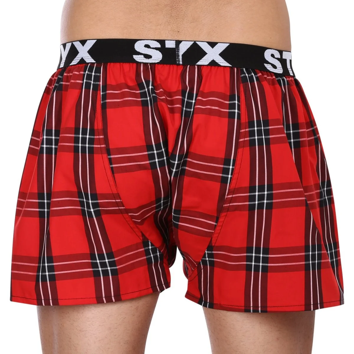 Styx 3PACK pánské trenky sportovní guma vícebarevné (3B10123) L 