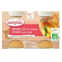 Babybio Jablko a mirabelky