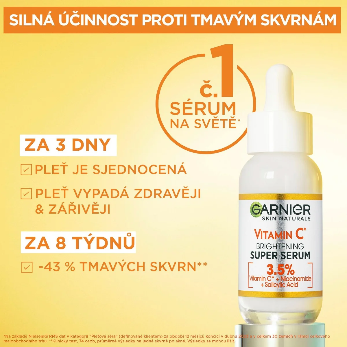 Garnier Skin Naturals Vitamín C rozjasňujicí super sérum 30 ml