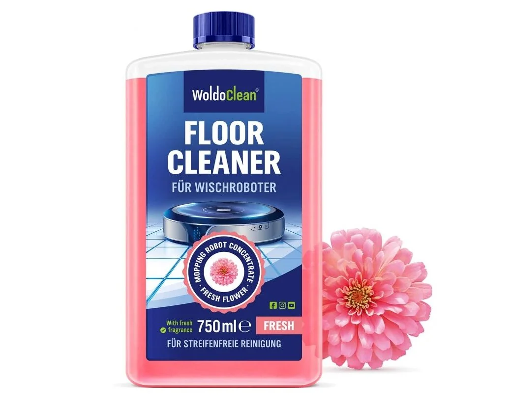 WoldoClean Čistič podlah pro robotické vysavače Flower 750 ml