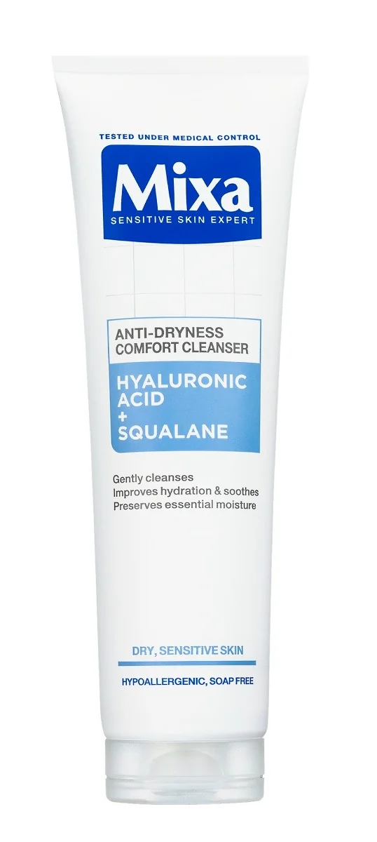 Mixa Hyaluronic Acid Čisticí gel proti vysušování 150 ml